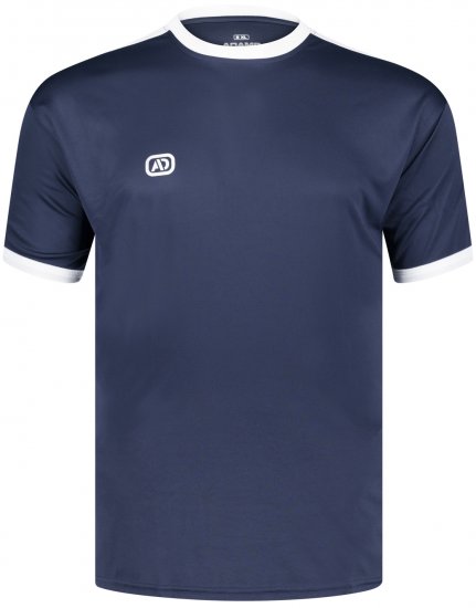 Adamo Marco Technical Sports T-shirt Navy - Träningskläder & friluft - Träningskläder till herr i stora storlekar